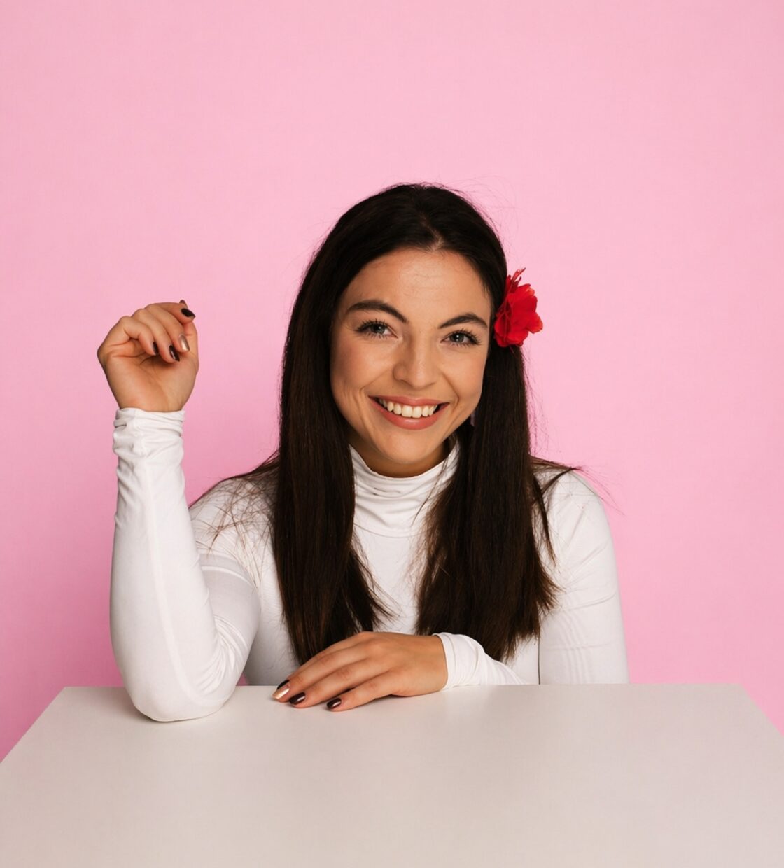 Izabela Zięba — codzienna praca przy biurku