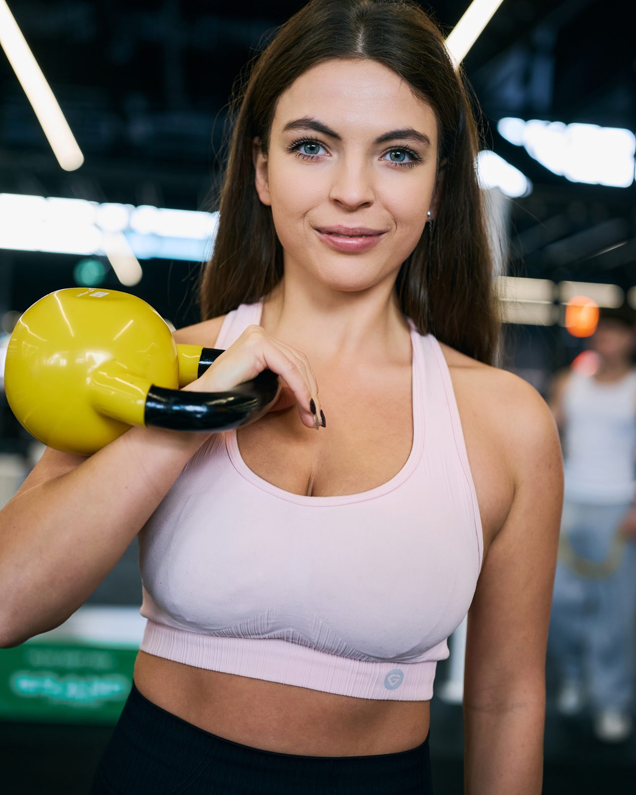 Izabela podczas treningu personalnego